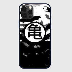 Чехол для iPhone 12 Pro Dragon ball Helloween bat, цвет: 3D-черный