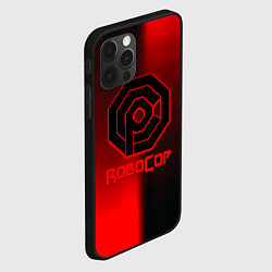 Чехол для iPhone 12 Pro Robocop 2023, цвет: 3D-черный — фото 2