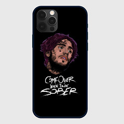 Чехол для iPhone 12 Pro Game over Lil peep, цвет: 3D-черный