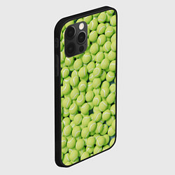 Чехол для iPhone 12 Pro Много теннисных мячей, цвет: 3D-черный — фото 2