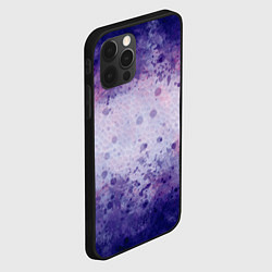 Чехол для iPhone 12 Pro Абстракция - purple scales, цвет: 3D-черный — фото 2