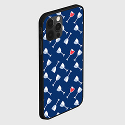 Чехол для iPhone 12 Pro Бокальчик винишка, цвет: 3D-черный — фото 2