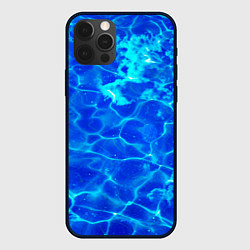 Чехол для iPhone 12 Pro Чистая вода океаны, цвет: 3D-черный