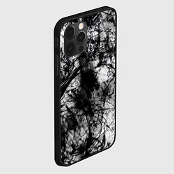 Чехол для iPhone 12 Pro Белый камуфляж, цвет: 3D-черный — фото 2