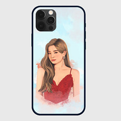Чехол для iPhone 12 Pro Дахён Твайс, цвет: 3D-черный