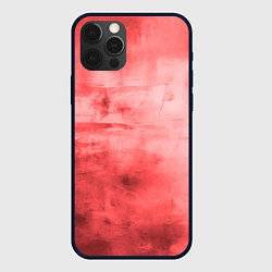 Чехол iPhone 12 Pro Красный гранж