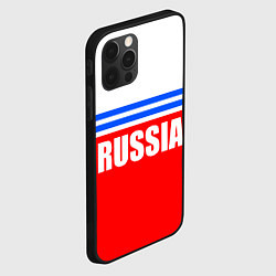 Чехол для iPhone 12 Pro Russia - classic, цвет: 3D-черный — фото 2