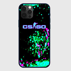 Чехол для iPhone 12 Pro Counter strike neon skin, цвет: 3D-черный