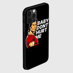 Чехол для iPhone 12 Pro Baby dont hurt me - Mike OHearn, цвет: 3D-черный — фото 2