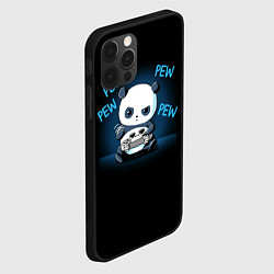Чехол для iPhone 12 Pro Panda gamer, цвет: 3D-черный — фото 2