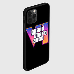 Чехол для iPhone 12 Pro Grand Theft Auto 6, цвет: 3D-черный — фото 2