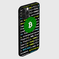 Чехол для iPhone 12 Pro Bitcoin сатоши, цвет: 3D-черный — фото 2