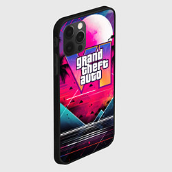 Чехол для iPhone 12 Pro GTA 80s style, цвет: 3D-черный — фото 2