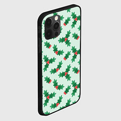 Чехол для iPhone 12 Pro Рождественская омела, цвет: 3D-черный — фото 2