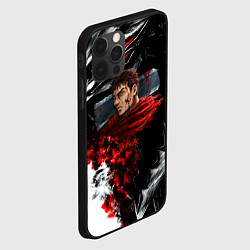 Чехол для iPhone 12 Pro Berserk anime logo, цвет: 3D-черный — фото 2