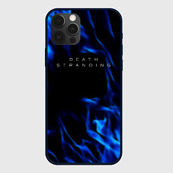 Чехол для iPhone 12 Pro Death Stranding souls flame kojima, цвет: 3D-черный