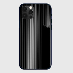 Чехол для iPhone 12 Pro Visual zebra stripes, цвет: 3D-черный