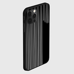 Чехол для iPhone 12 Pro Visual zebra stripes, цвет: 3D-черный — фото 2