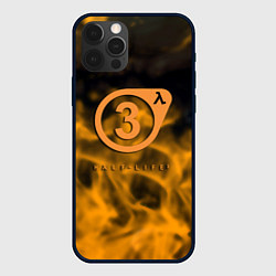 Чехол для iPhone 12 Pro Half life orange flame valve, цвет: 3D-черный
