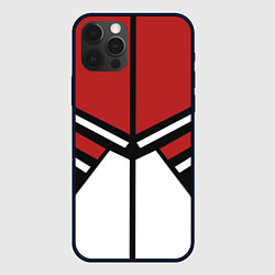 Чехол для iPhone 12 Pro Советский спорт с полосами, цвет: 3D-черный