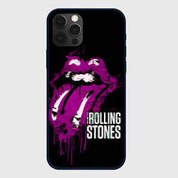Чехол для iPhone 12 Pro The Rolling Stones - lips, цвет: 3D-черный