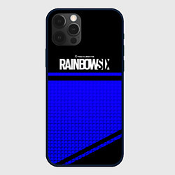 Чехол для iPhone 12 Pro Tom Clancys rainbow six geometry, цвет: 3D-черный