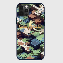 Чехол для iPhone 12 Pro Контр Страйк - милитари паттерн, цвет: 3D-черный