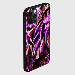 Чехол для iPhone 12 Pro Красный и фиолетовый камень, цвет: 3D-черный — фото 2