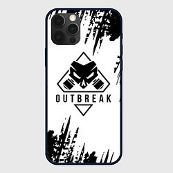 Чехол для iPhone 12 Pro Rainbow six outbreak черные краски, цвет: 3D-черный