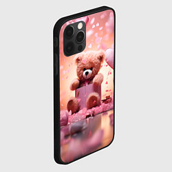 Чехол для iPhone 12 Pro Мишка в подарок, цвет: 3D-черный — фото 2