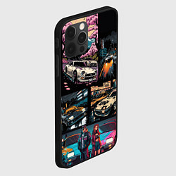 Чехол для iPhone 12 Pro Japanese jdm art, цвет: 3D-черный — фото 2