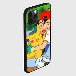 Чехол для iPhone 12 Pro Pokemon - энергия в объятиях, цвет: 3D-черный — фото 2