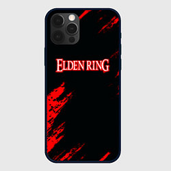 Чехол для iPhone 12 Pro Elden ring краски текстура, цвет: 3D-черный