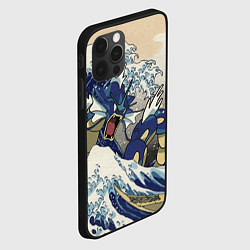 Чехол для iPhone 12 Pro Kanagawa wave - Gyarados, цвет: 3D-черный — фото 2