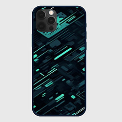 Чехол iPhone 12 Pro Аквасайбер