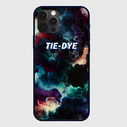 Чехол для iPhone 12 Pro Tie - dye, цвет: 3D-черный