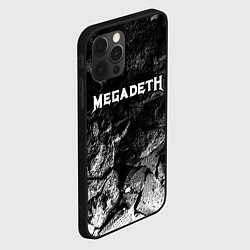 Чехол для iPhone 12 Pro Megadeth black graphite, цвет: 3D-черный — фото 2