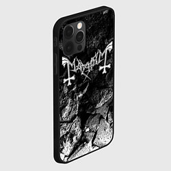 Чехол для iPhone 12 Pro Mayhem black graphite, цвет: 3D-черный — фото 2