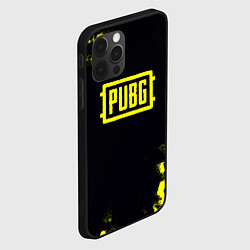 Чехол для iPhone 12 Pro Pubg краски абстракция, цвет: 3D-черный — фото 2