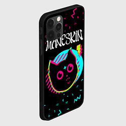 Чехол для iPhone 12 Pro Maneskin - rock star cat, цвет: 3D-черный — фото 2