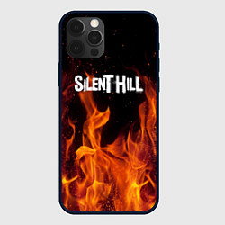 Чехол для iPhone 12 Pro Silent hill огонь, цвет: 3D-черный