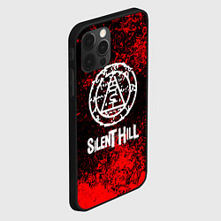 Чехол для iPhone 12 Pro Silent hill лого blood, цвет: 3D-черный — фото 2