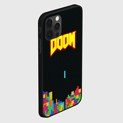 Чехол для iPhone 12 Pro Doom x tetrix коллабарация, цвет: 3D-черный — фото 2