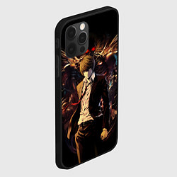 Чехол для iPhone 12 Pro Лайт Ягами - Death Note, цвет: 3D-черный — фото 2