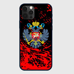 Чехол для iPhone 12 Pro Имперский греб России краски, цвет: 3D-черный