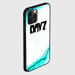 Чехол для iPhone 12 Pro Dayz текстура молнии, цвет: 3D-черный — фото 2