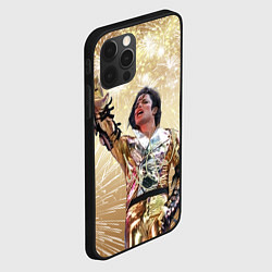 Чехол для iPhone 12 Pro Майкл Джексон с эффектом кисти, цвет: 3D-черный — фото 2