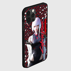 Чехол для iPhone 12 Pro Lucyna Kushinada - Cyberpunk: Edgerunners, цвет: 3D-черный — фото 2