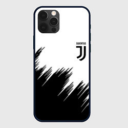 Чехол для iPhone 12 Pro Ювентус краски спорт, цвет: 3D-черный