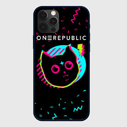 Чехол для iPhone 12 Pro OneRepublic - rock star cat, цвет: 3D-черный